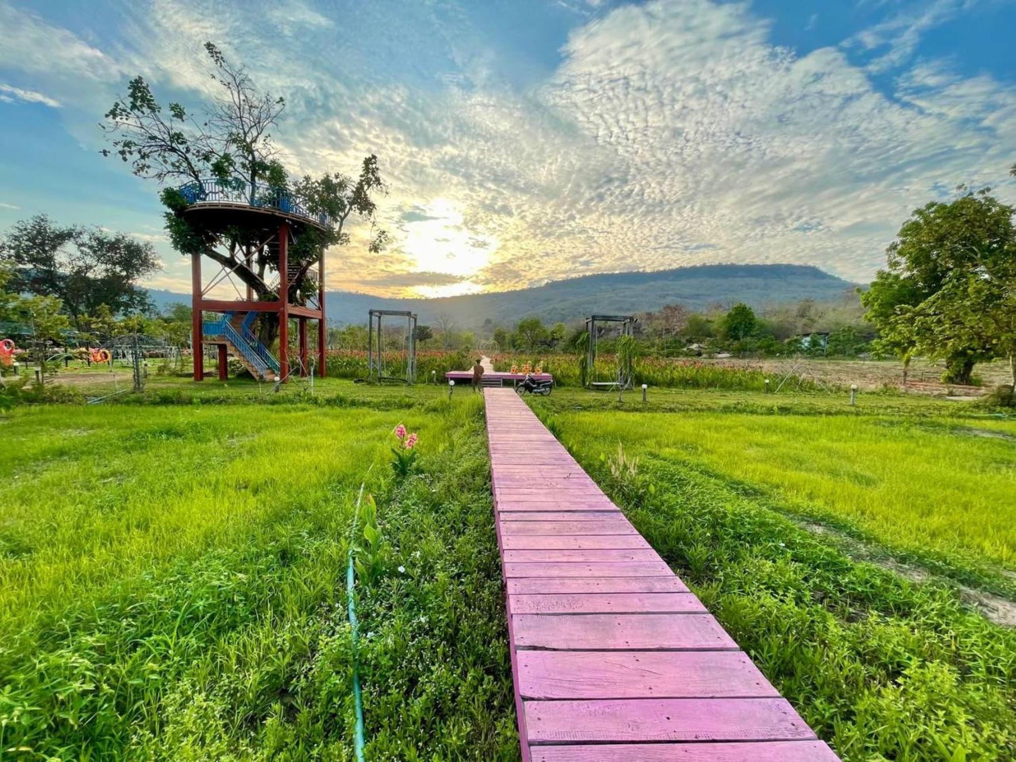 סיאם ריפ Thisak Resort Cheung Phnom Kulen מראה חיצוני תמונה